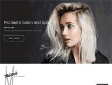 Tablet Screenshot of michaelssalon.com